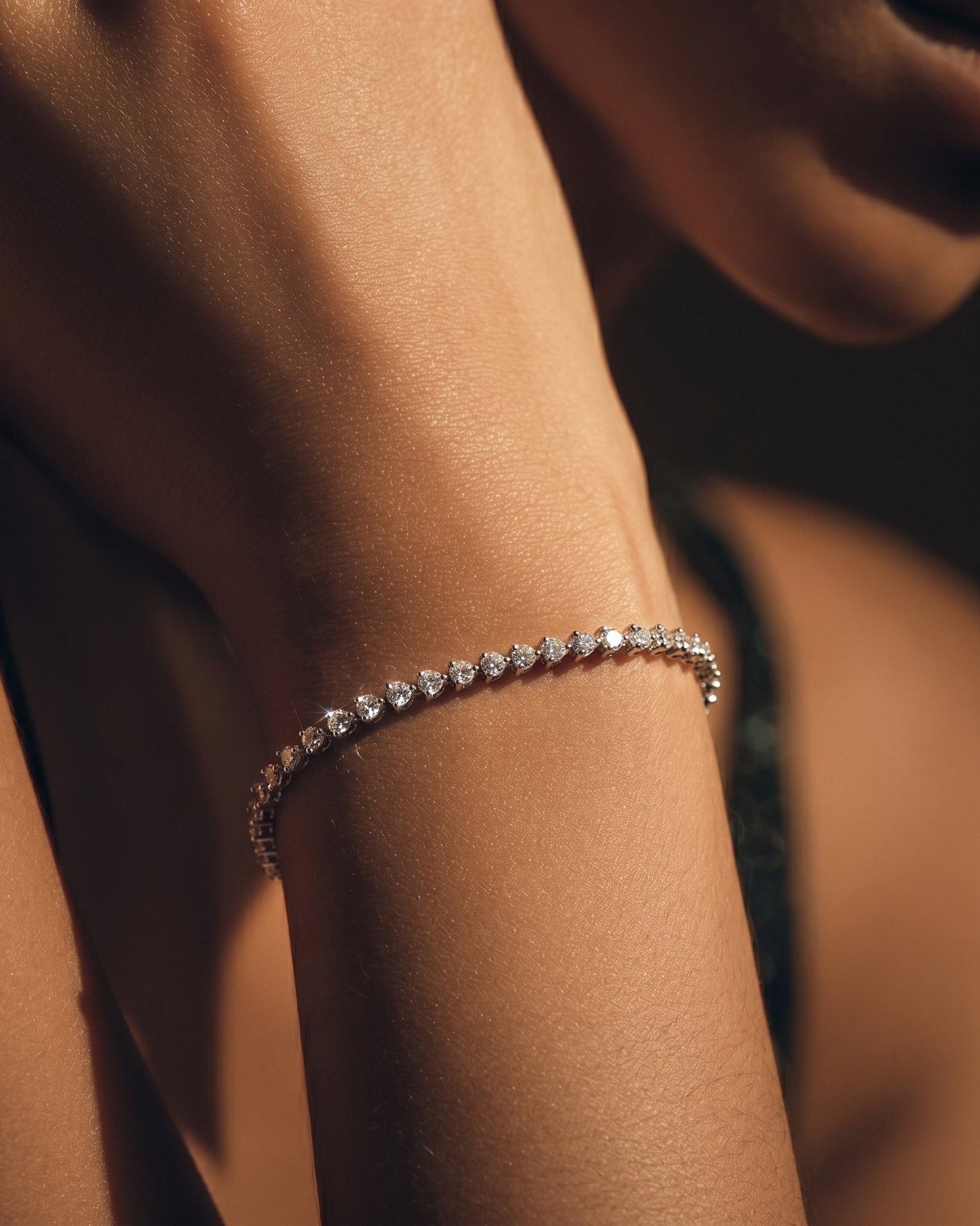 Moissanite 3 Prong Tennis Bracelet