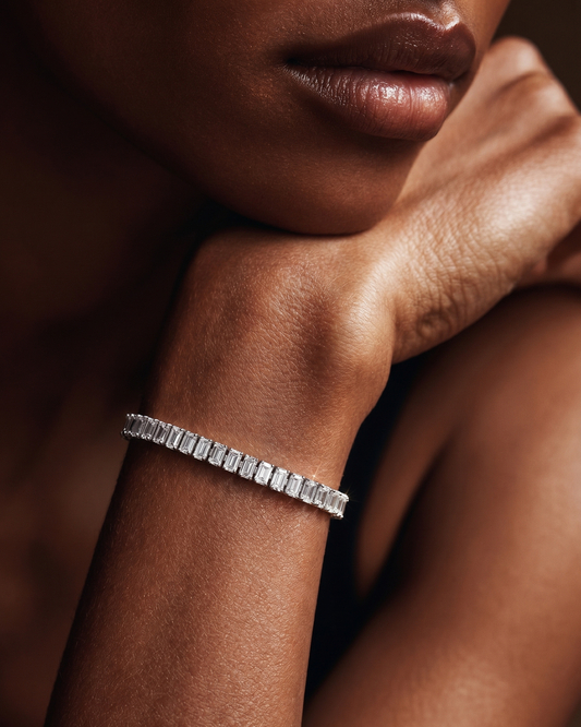 Emerald Cut Tennis Bracelet