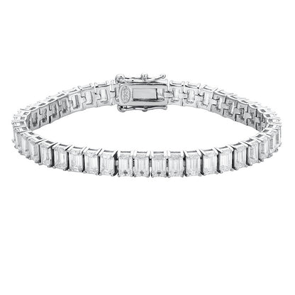 Emerald Cut Tennis Bracelet