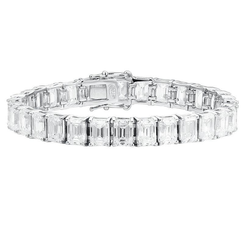 Emerald Cut Tennis Bracelet