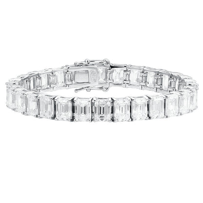 Emerald Cut Tennis Bracelet
