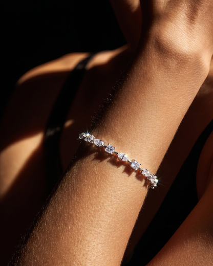 Fancy Shape Mixed Cut Tennis Bracelet
